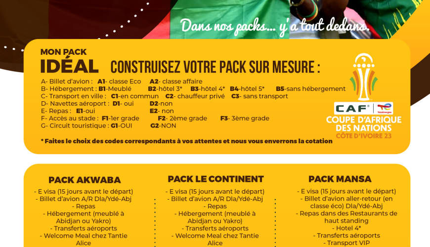 Rejoignez la fièvre de la Coupe d&rsquo;Afrique des Nations avec SAO Tour!