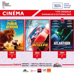 Projection cinéma à l'institut Français du Cameroun